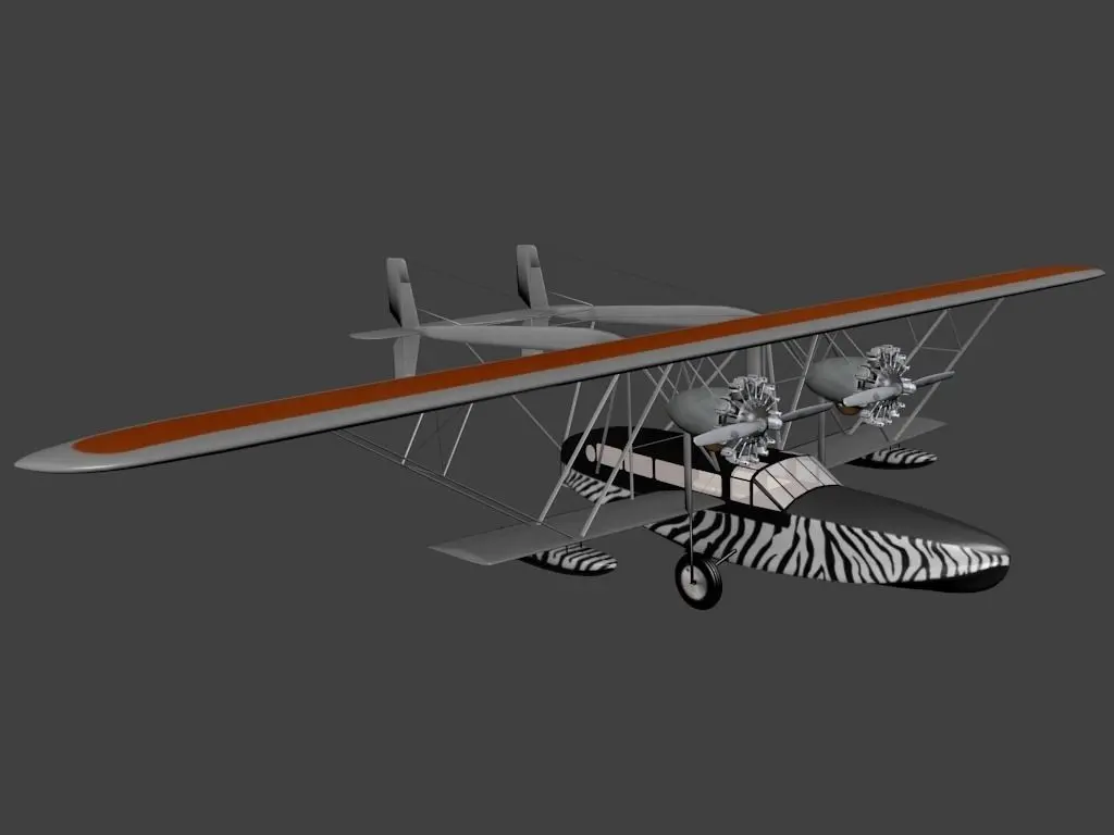 Sikorsky S 38 Low-poly 3D model