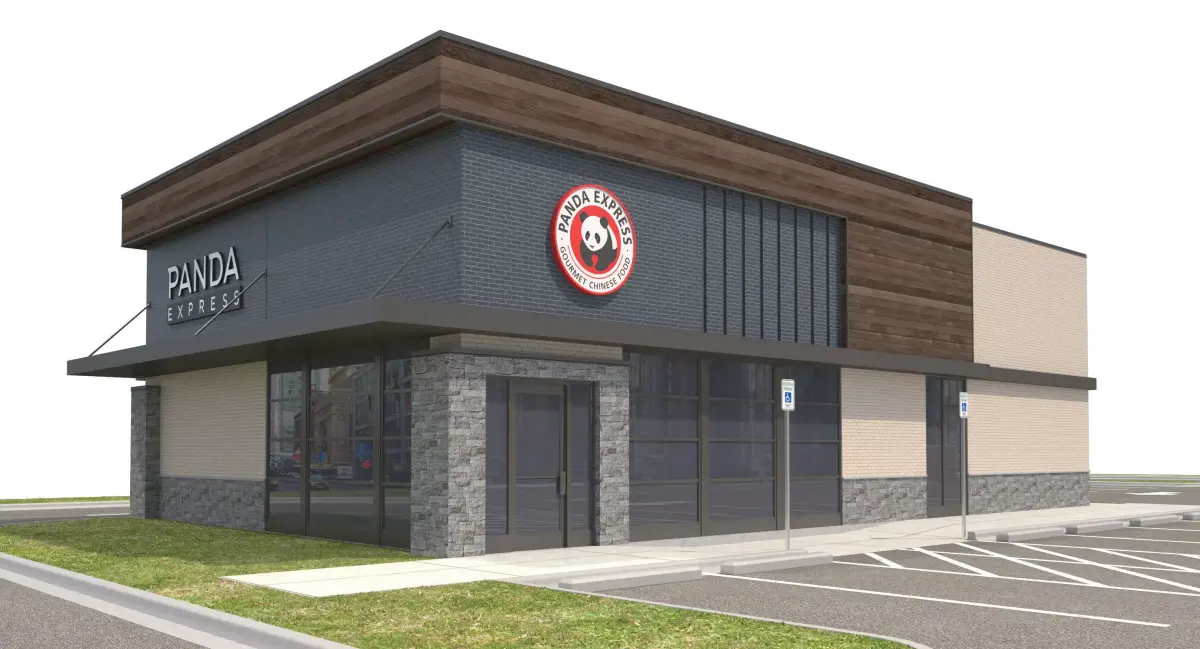 Retail-034 Panda Express With Site 3D model