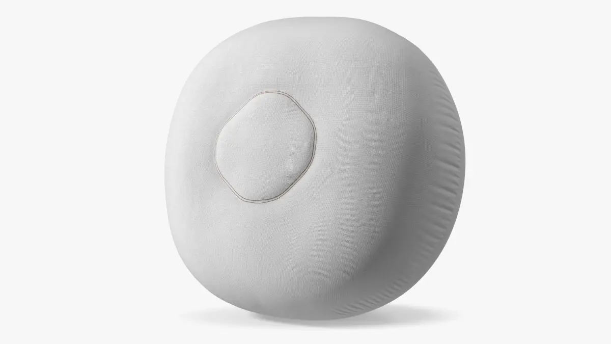 Deployed Steering Wheel Airbag Cushion 3D model
