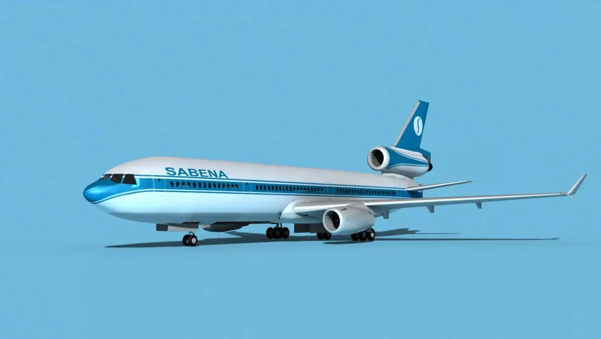 McDonnell Douglas MD-11 Sabena 2 3D model