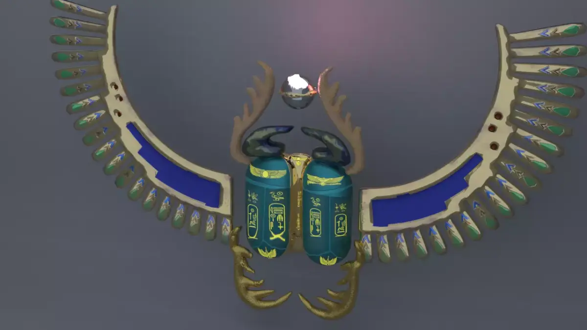 antiqued BEETLE 3D model