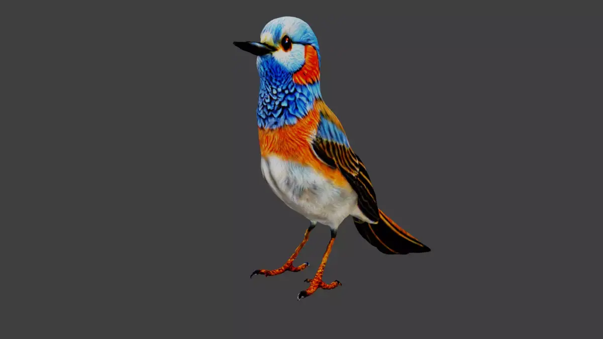 Bird Animal Low-poly 3D model purchase