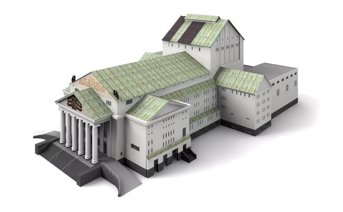 Theatre Duisburg 3D model