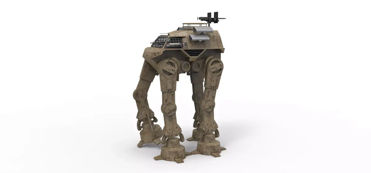 Concept walker for zombie apocalypses 3D model