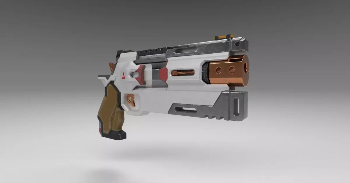 Titanfall Apex Legends Wingman  Low-poly 3D model