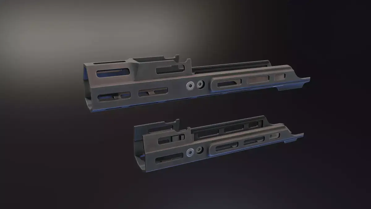 MREX Scar Handguard Low-poly 3D model
