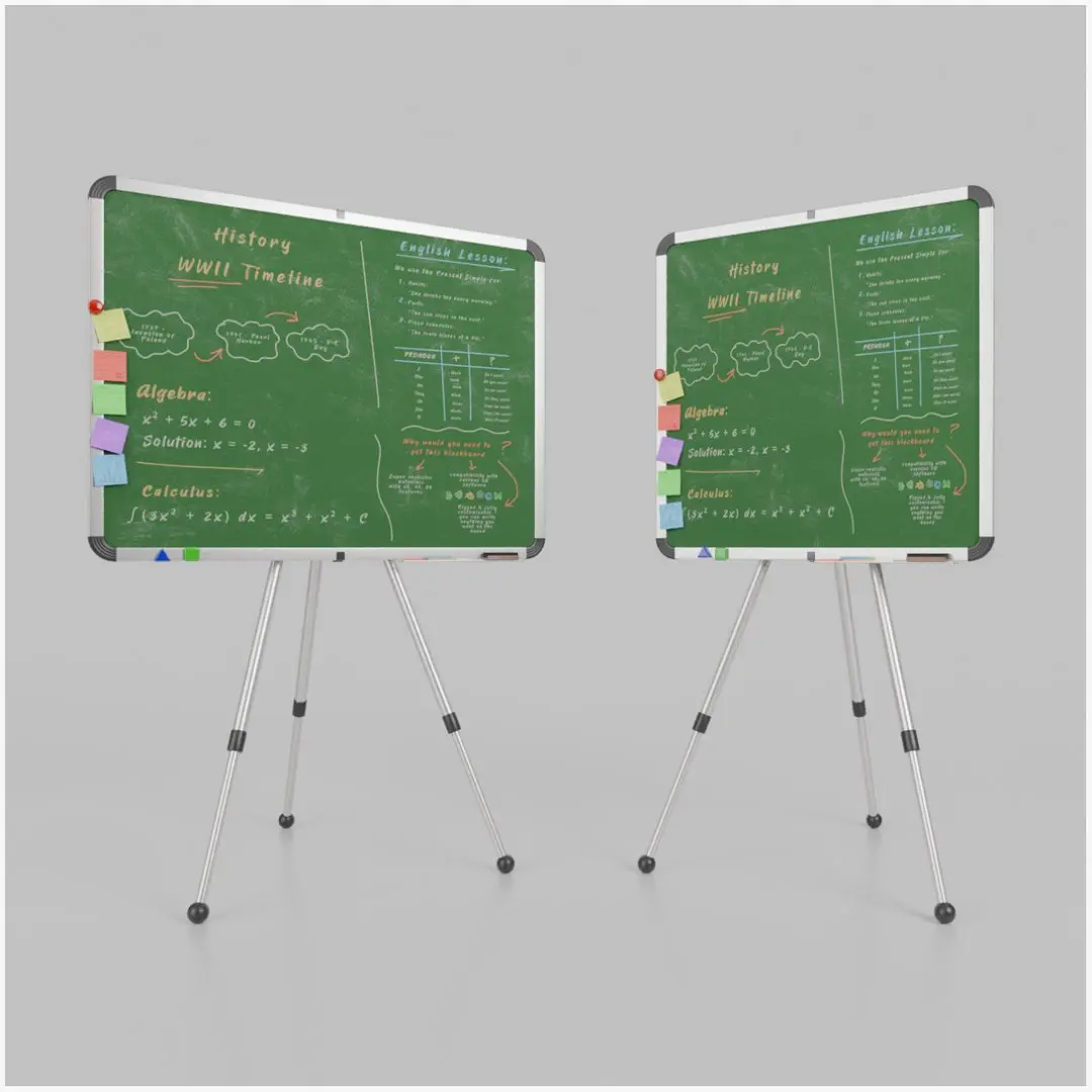  Classroom Greenboards Duo - Customizable Writing Boards 