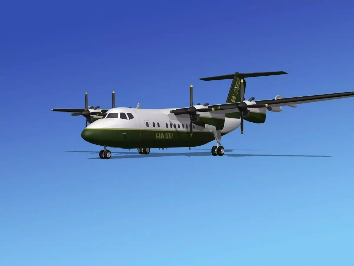 Dehavilland DHC-7 Gann Corp 3D model