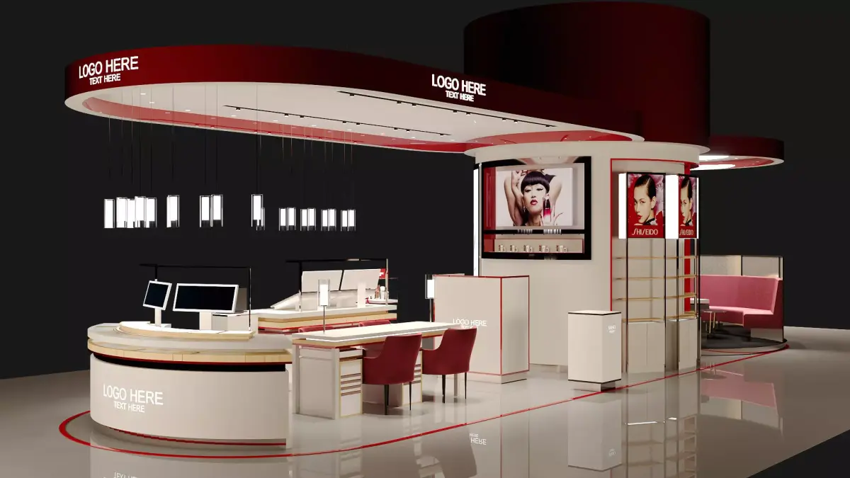 BEAUTY STORE FULL 3D SCENE 3D model