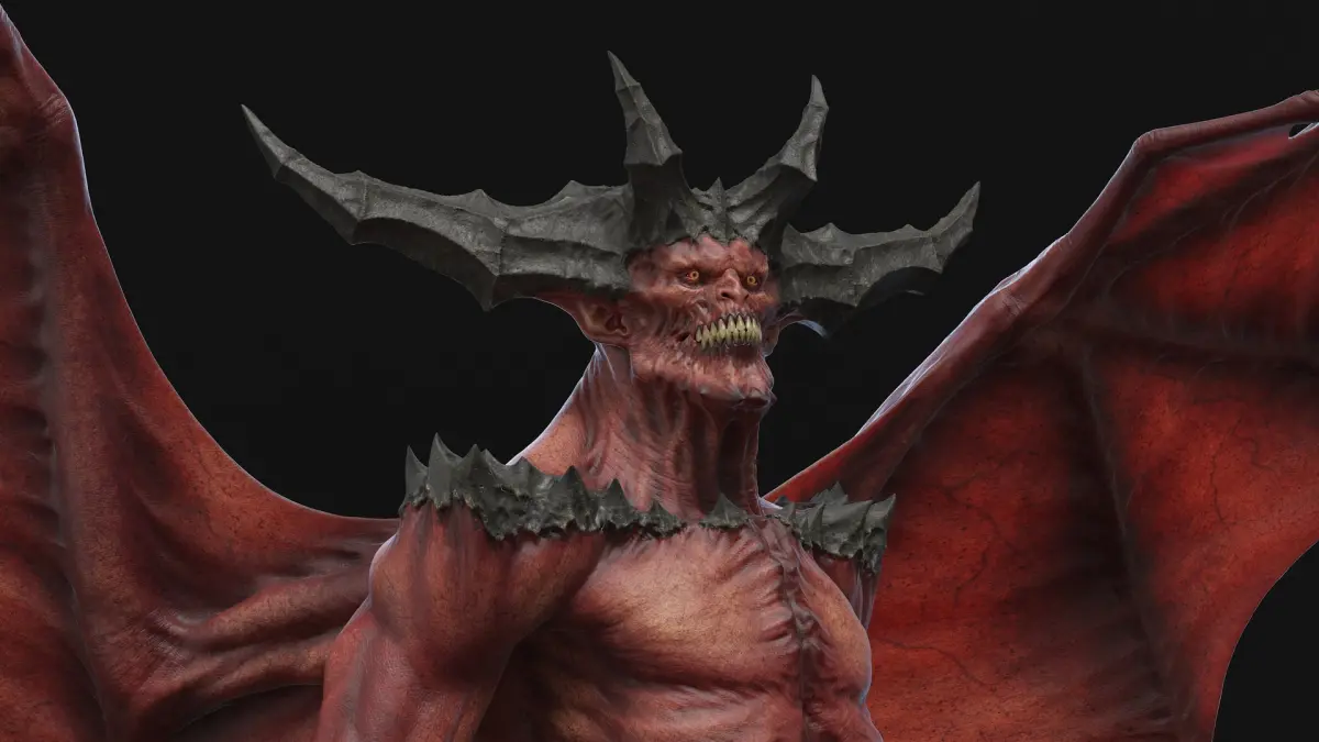 Devil Rigged 3D model