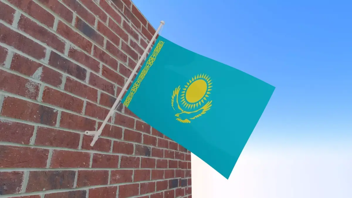 Flag of Kazakhstan 3D model
