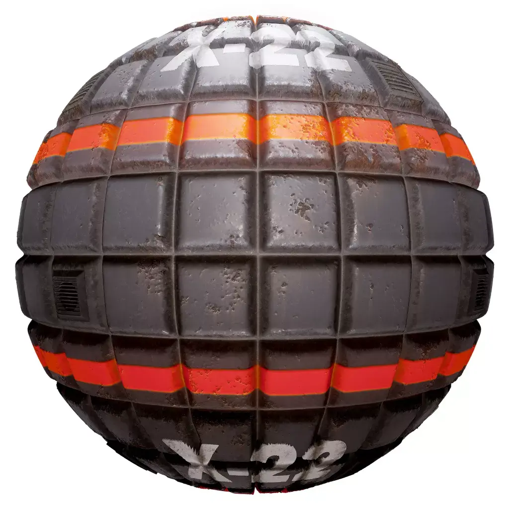 PBR Seamless Sci-Fi Texture 17 Low-poly 3D model