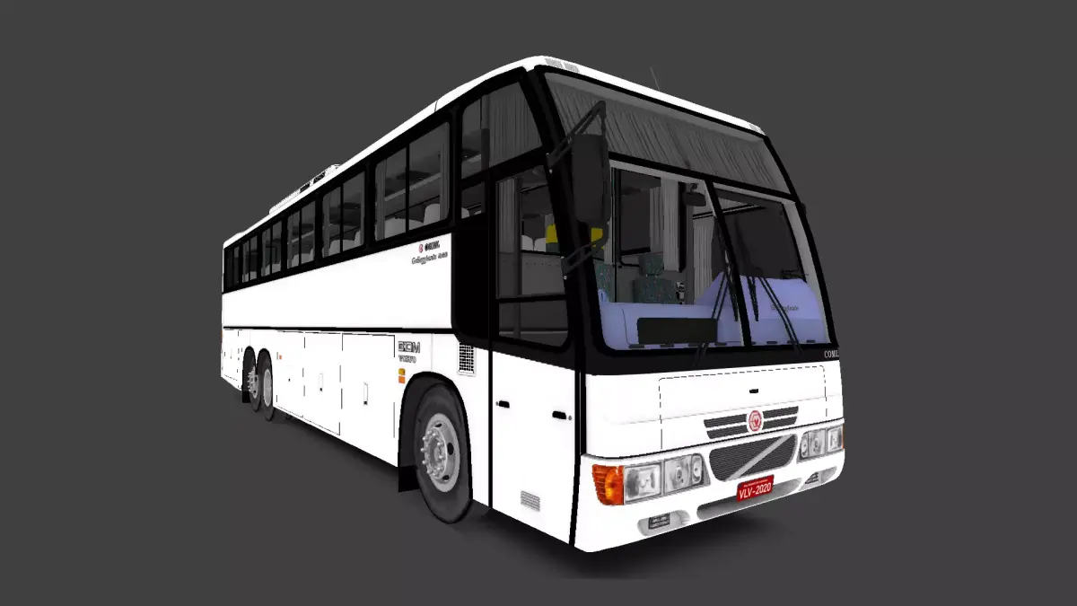 Comil Galleggiante Volvo B10M Low-poly 3D model