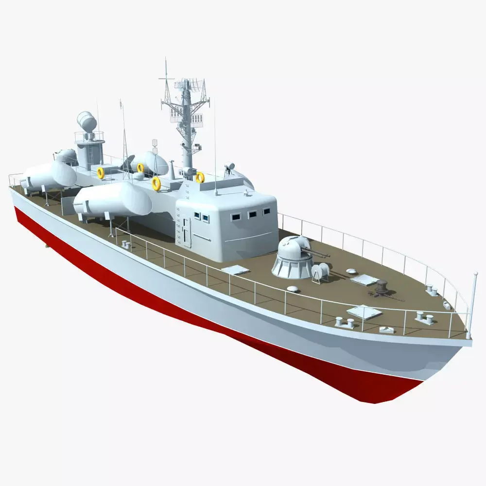 Russian OSA Class Missile Boat 3D model