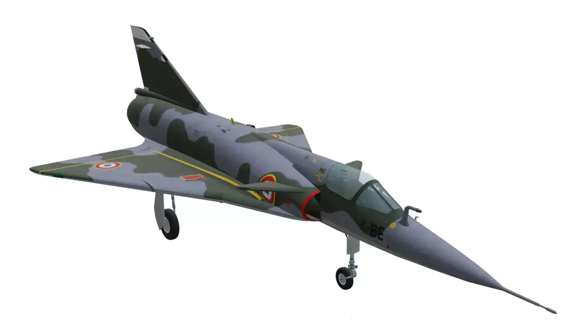 Dassault Mirage III NG Low-poly 3D model purchase