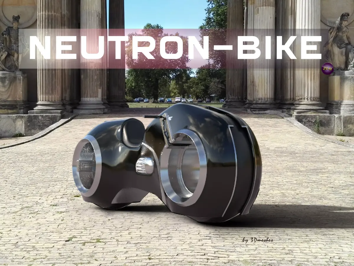 Neutron - Bike - PBR lowpoly - FREE model Free low-poly 3D model