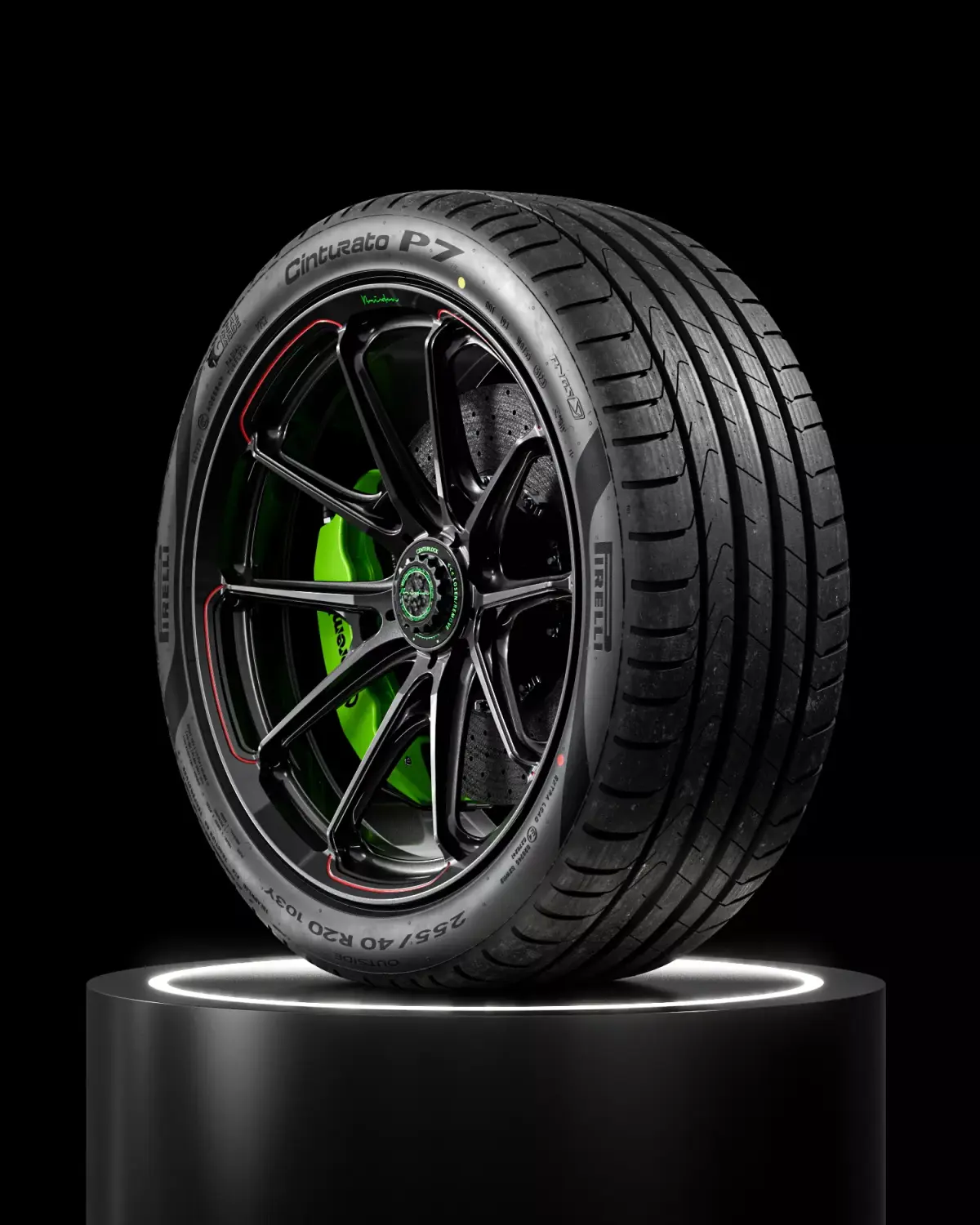 Pirelli Cinturato P7 C2 255 40 ZR20 103Y 3D model