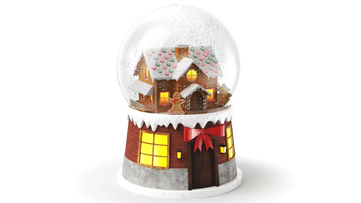 Detailed Snow Globe 02 3D model