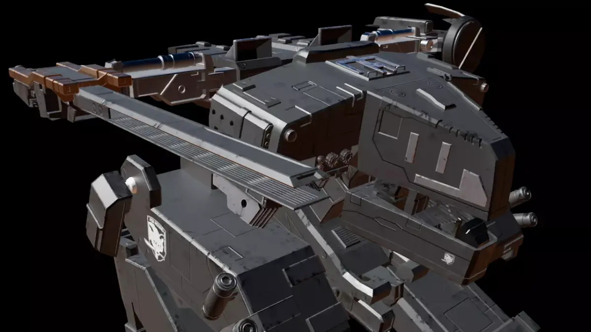Metal Gear Rex  Stealth Model 3D model