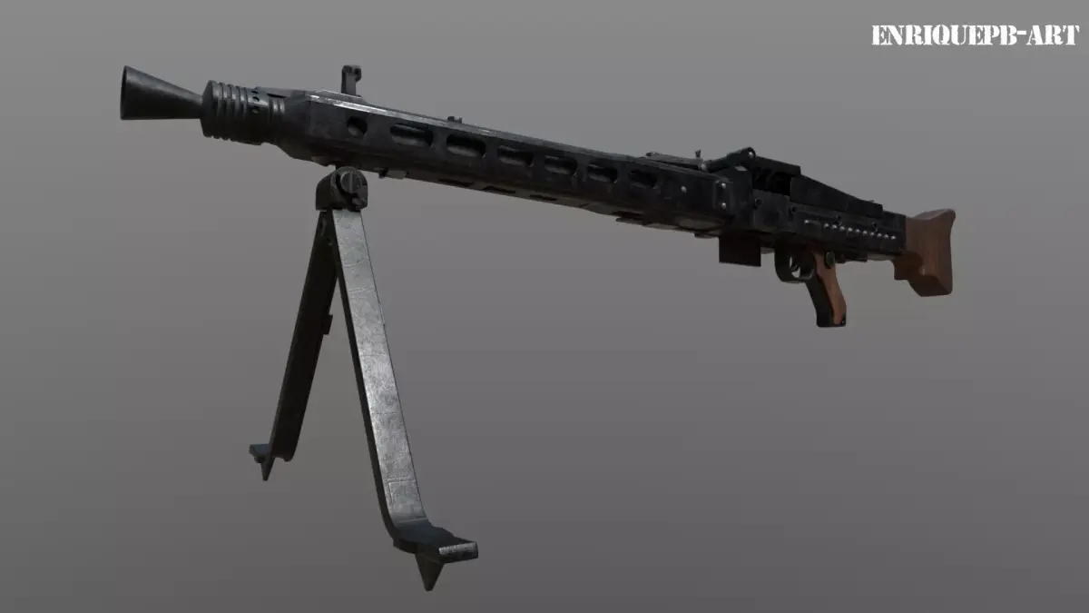 MG-42 1942 3D model