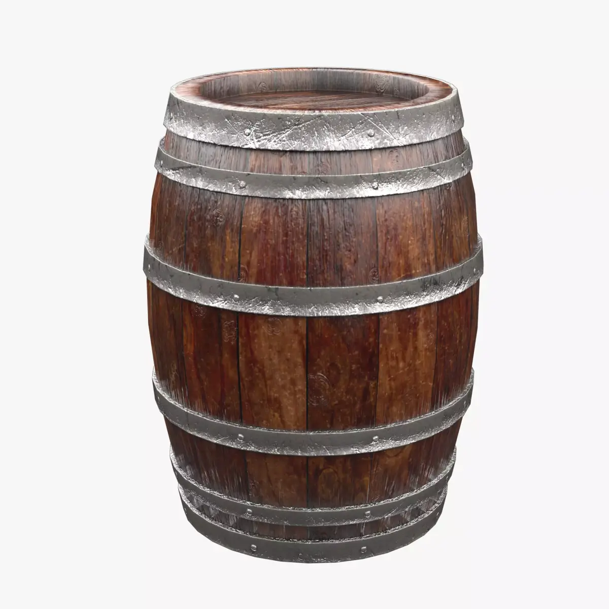 Barrel Gameredy  PBR Free 3D model