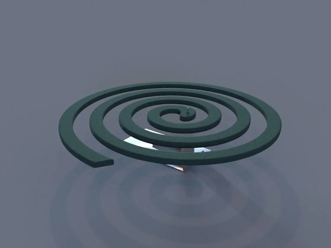 Mosquito Coil Free 3D model