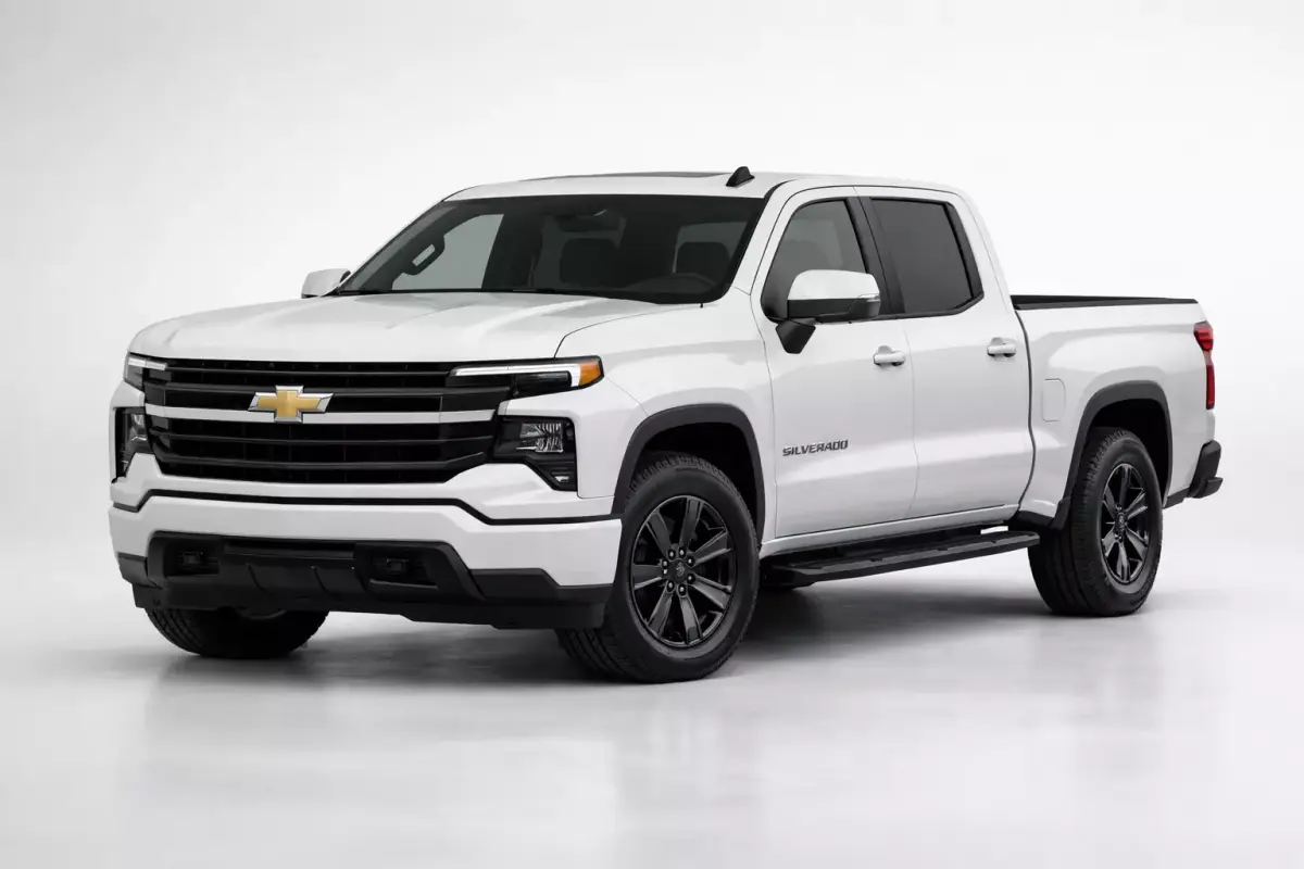 Chevrolet Silverado 2026 Low Poly Modern Pickup Truck 3D Low-poly 3D model
