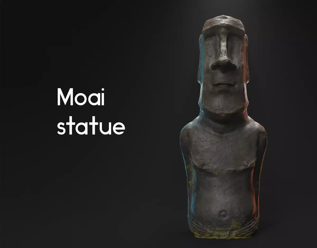 Moai statue - Easter Island statue  3D model