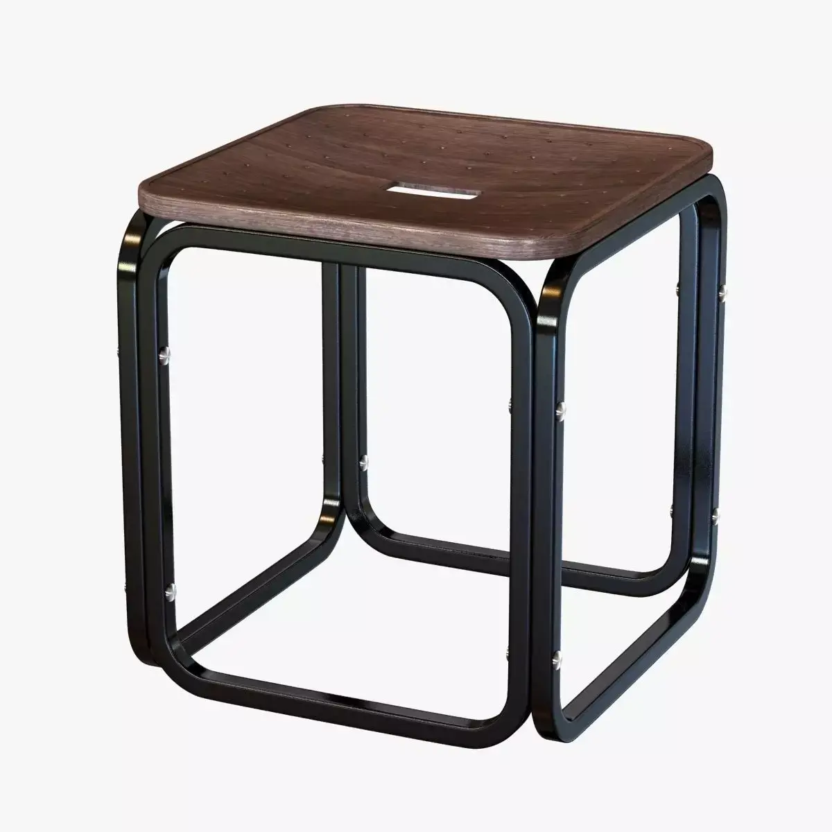 otto wagner stool 3D model