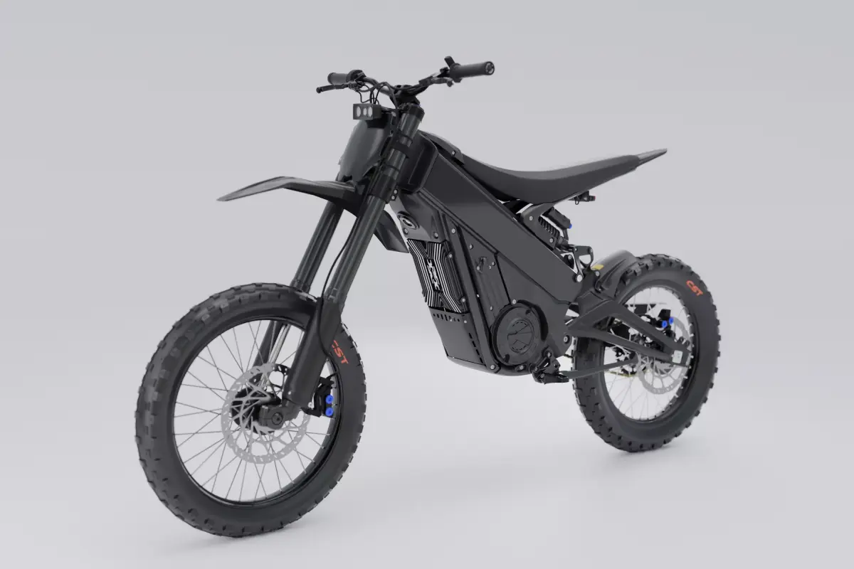 High Poly Electric Dirt Bike 3D Model Cinematic Realistic 3D model