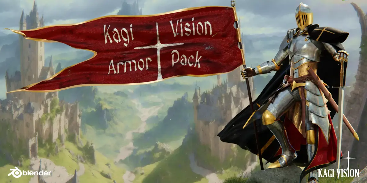 Kagi Vision Armor Pack Free 3D model