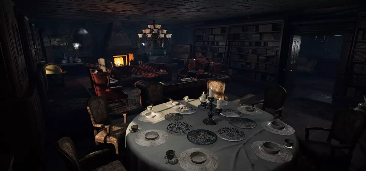 Winterbourne Mansion - Victorian Chambers and Hallways 3D model