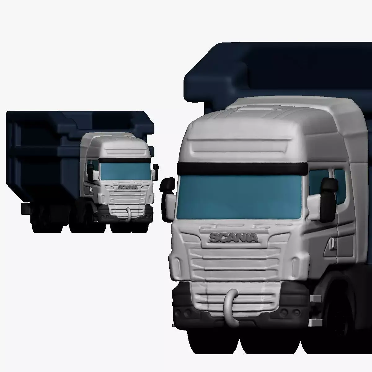 001121 toy truck 3d print ready 3D print model