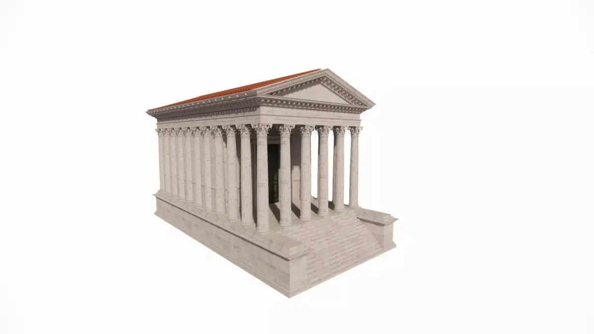 Historical temple-place of worship 3D model