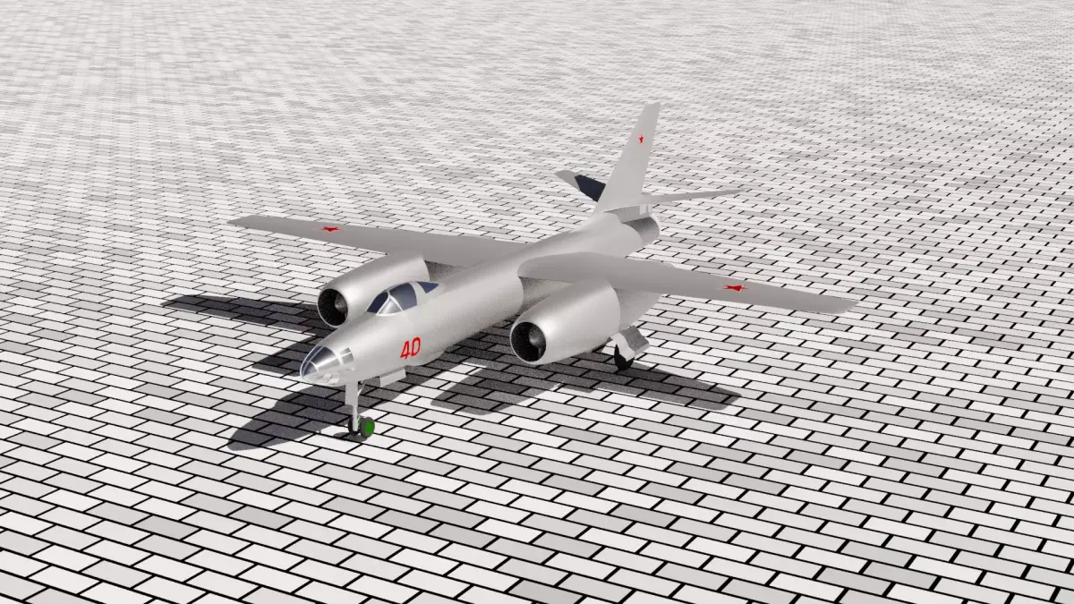 Ilyushin IL-28 Beagle 3D model