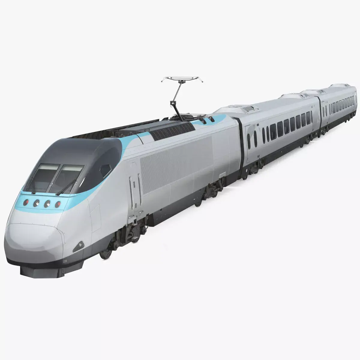 Express Train Standard 3D model