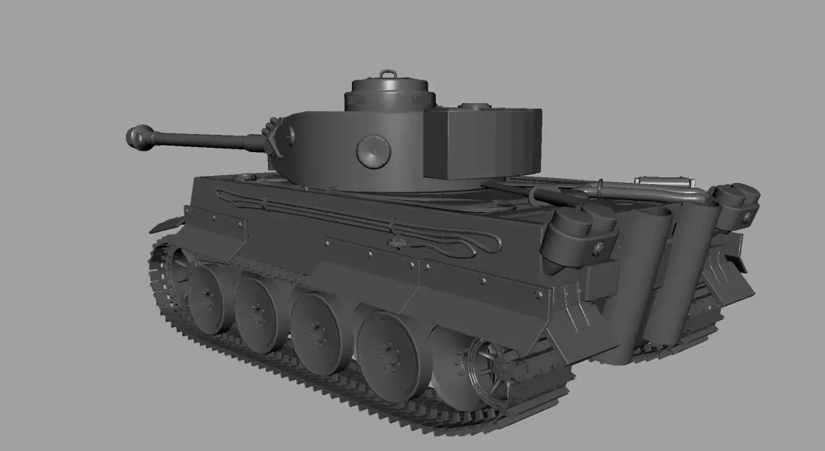 King Tiger Tank 3D model