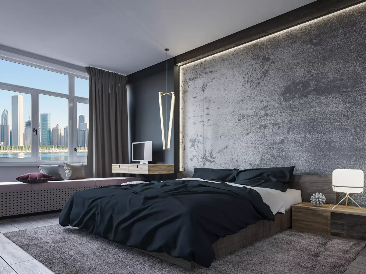Bedroom Interior 3D model 71