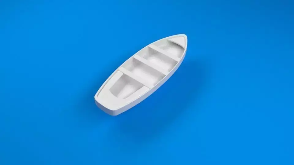 Wooden Boat 3D model 4