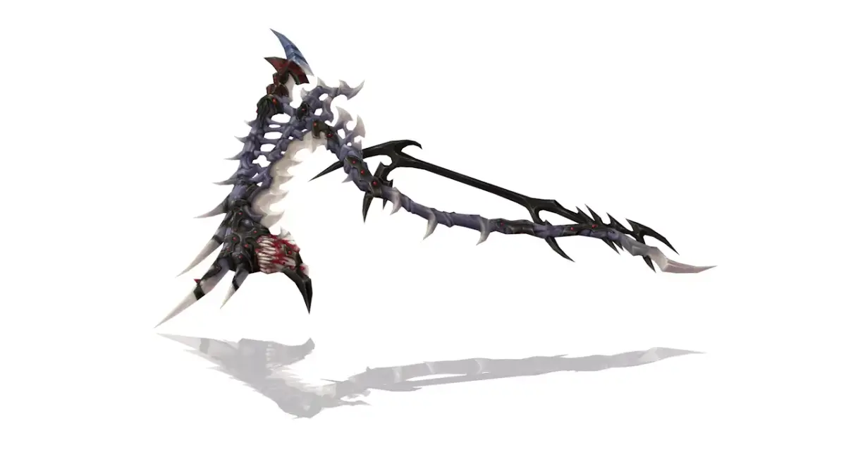 Bone Scythe Low-poly 3D model