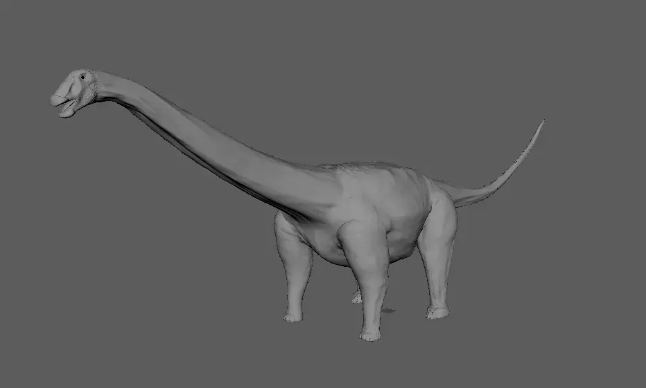 Brachiosaur Free 3D model