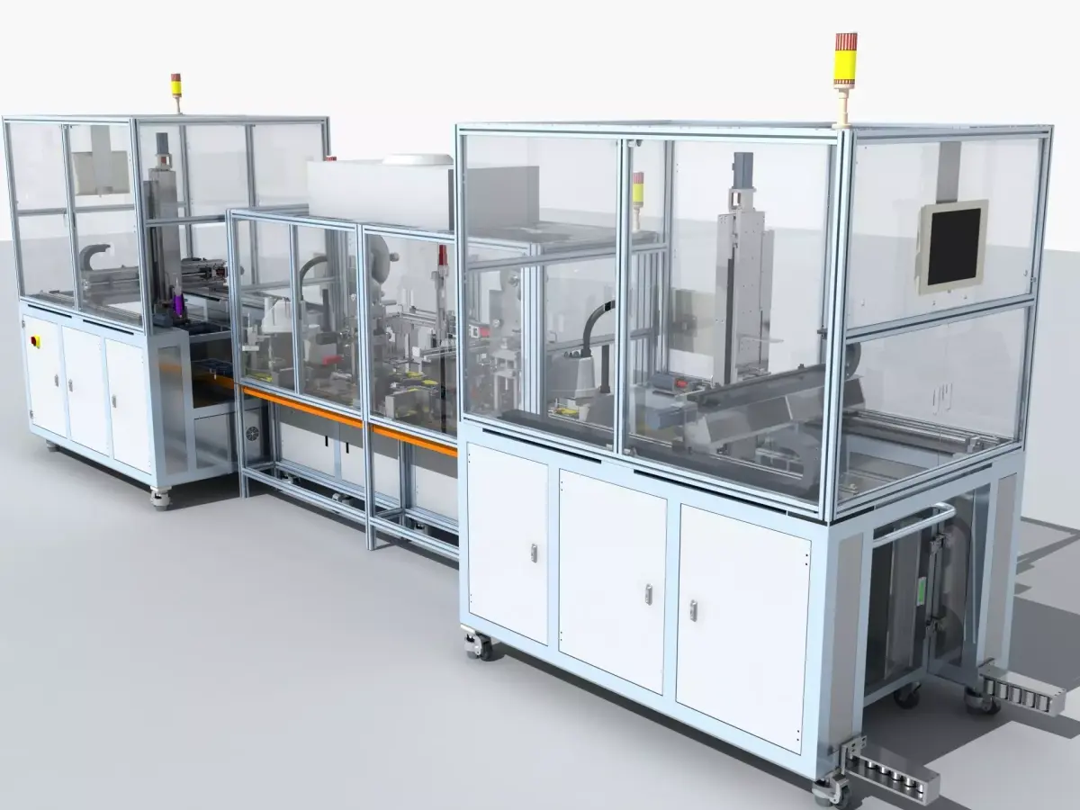 Industrial Equipment 14 - Fully Automatic Application Line 3D model
