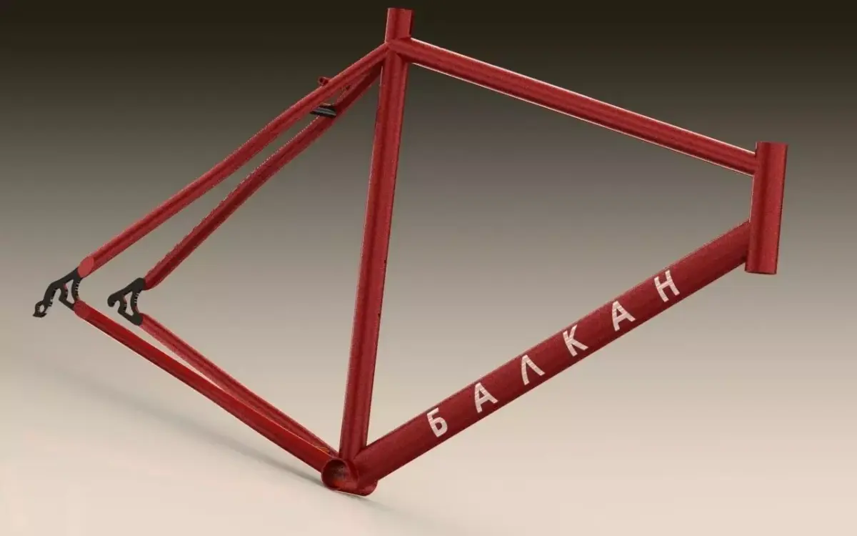 Bicycle frame 3D model