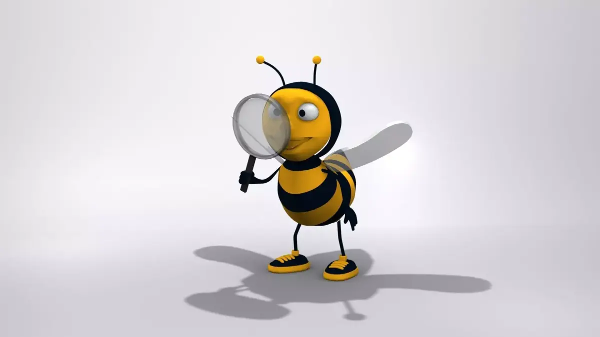 Bee Character 3D model