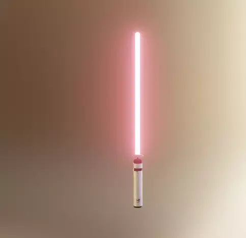 LightSaber - blender Free low-poly 3D model