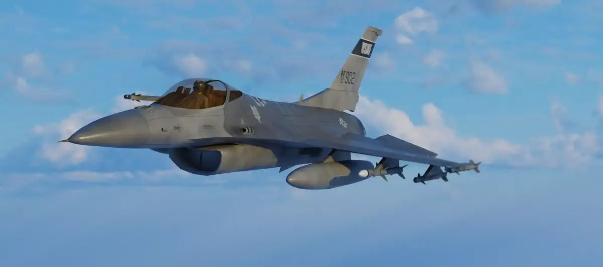 F-16 Jet Fighter Free 3D model