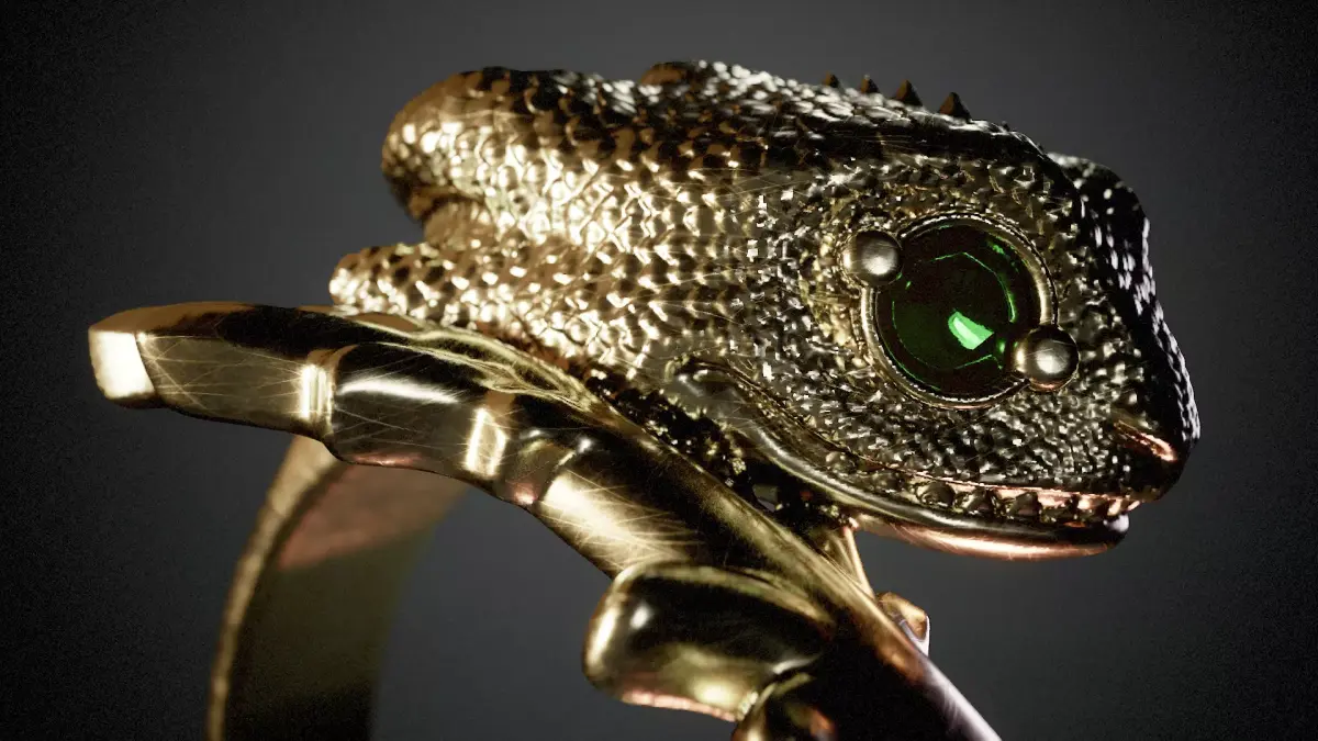 ring dragon 3D print model get
