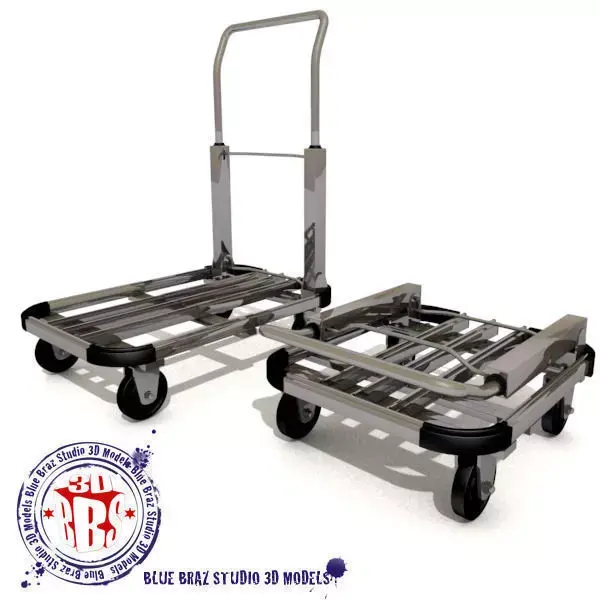folding trolley 3D model