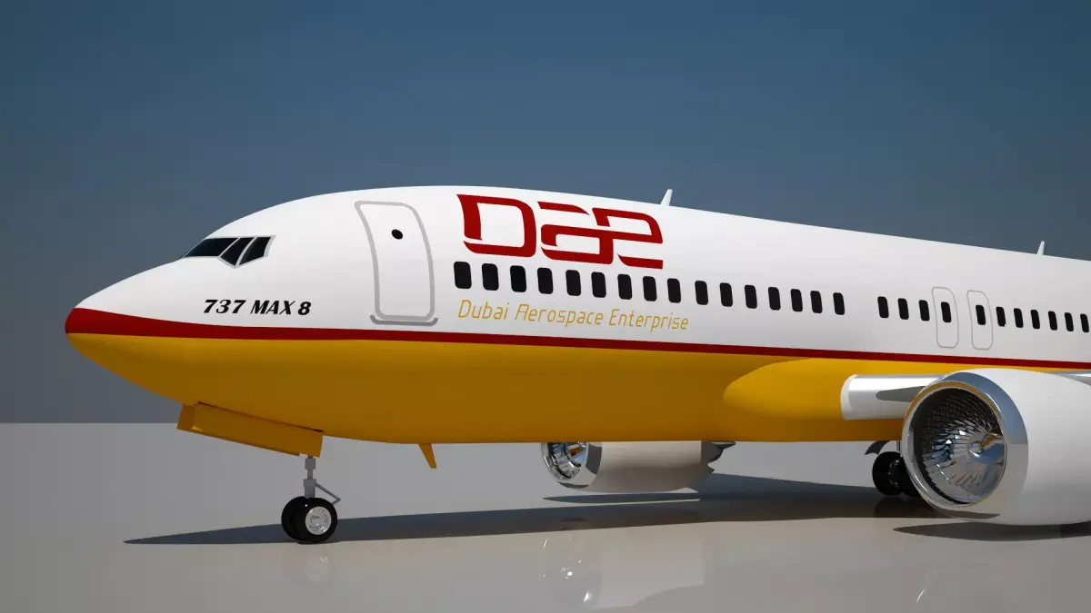 Dubai Aerospace Enterprise 737 MAX 8 3D model