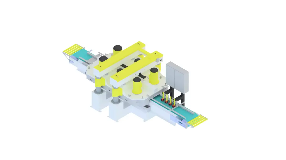 Horizontal Marble Splitting Machine 3D model